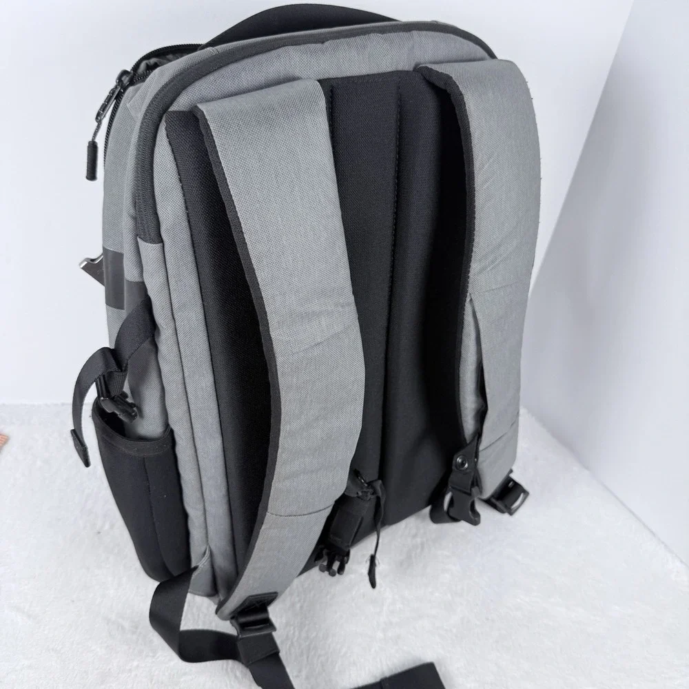 Timbuk2 Gray Black Laptop Backpack Padded Travel Work Commuter Bag